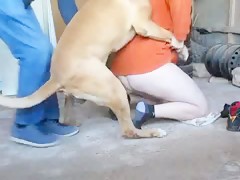 My brother help me fuck with dog